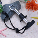 Mini T Shape Fish Lip Stainless Steel Fishing Gripper Handle Lip Grabber Newly