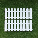 20*50CM Plastic Wooden Effect Lawn Border Edge Garden Edging Picket Fencing
