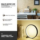 Halo Balance Lamp for Desktop, Dimmable, USB Circle Night Light (Black) Newly