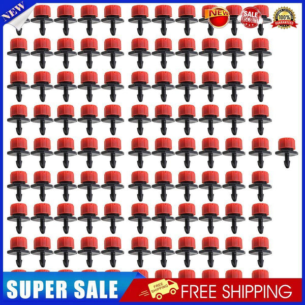100pcs Garden Irrigation Nozzle Emitter Adjustable Dripper for Balcony Yard