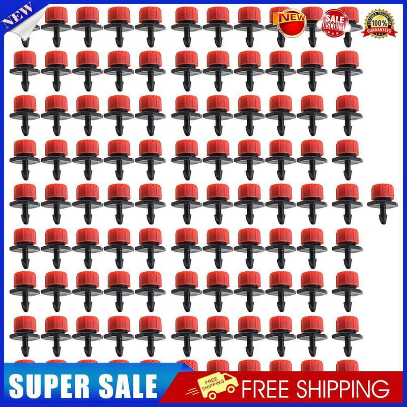 100pcs Garden Irrigation Nozzle Emitter Adjustable Dripper for Balcony Yard