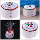 Christmas Cupcake Cotton Towels Xmas Gifts 30x30cm(Snowman)