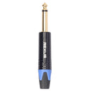 6.35mm Mono Connector 1/4 Inch Male Plug DIY Cable Connector for Electric Gui