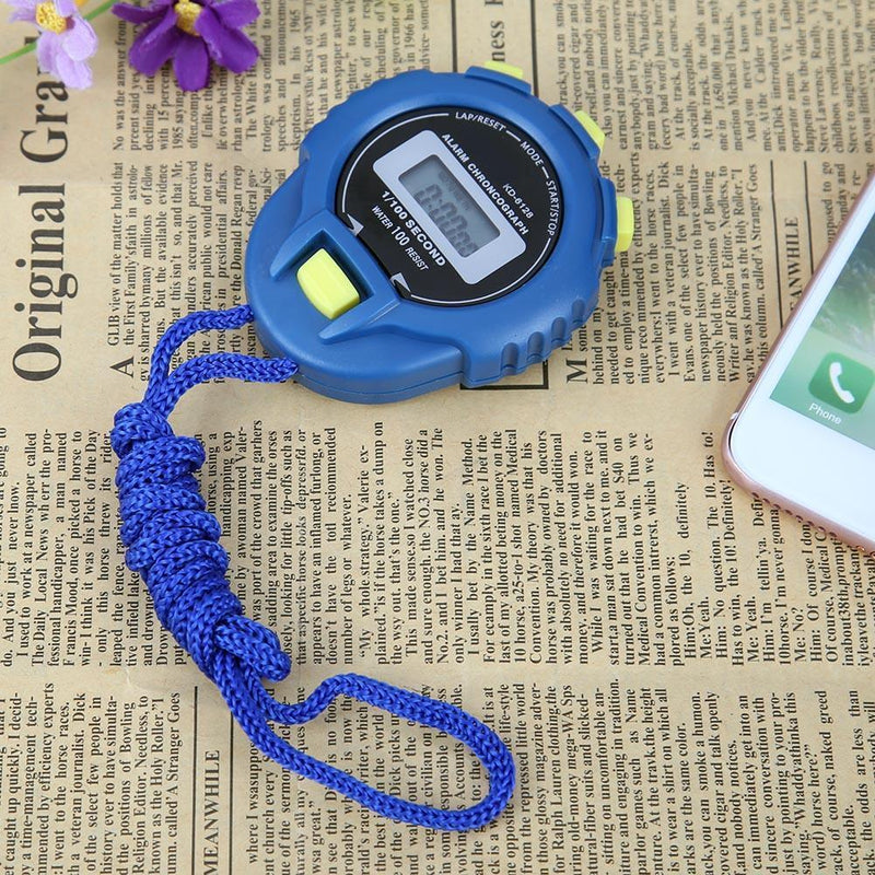 LCD Chronograph Digital Timer Stopwatch Sport Counter Odometer Watch Alarm Newly