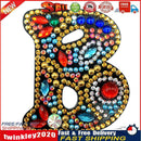 DIY Key Chain Diamond Painting Letters Women Bag Keyring Pendant Gift (B) Newly
