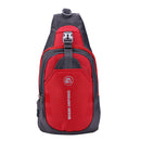 Chest Bag Outdoor Sport Travel Shoulder Sling Backpack Pouch(Red)