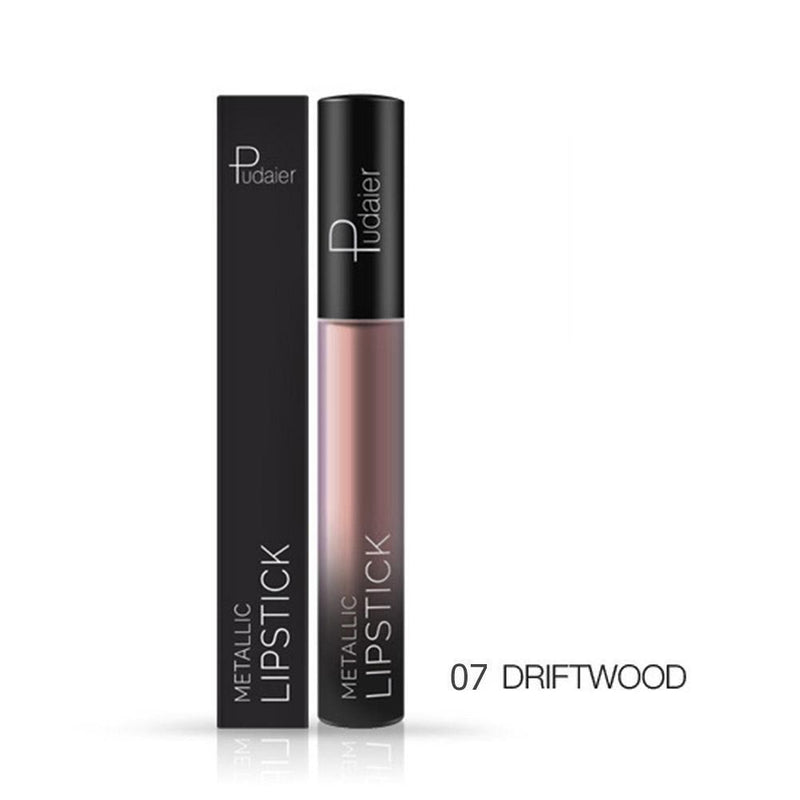 Matte Liquid Lip Gloss Waterproof Non-Stick Cup Tube Lipstick (07 Driftwood
