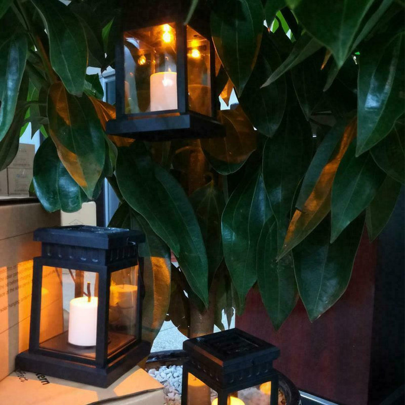 Waterproof LED Solar Powered Hanging Lantern Lights Table Outdoor Garden D0L9