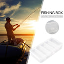 5 Compartments Storage Case Box Transparent Bait Tackle Container Organizer