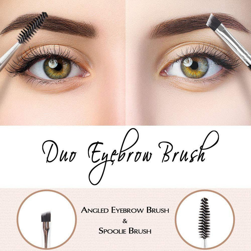 Dual Purpose Double Head Eyebrow Comb Cosmetic Tools Makeup Brush Eyelash Curl