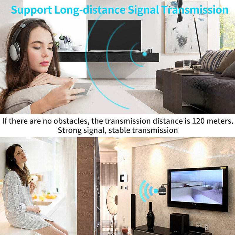 TX200 Bluetooth-compatible Transmitter Receiver AptX Low Latency Adapter