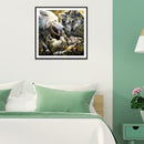 5D DIY Full Drill Diamond Painting Cross Stitch Embroidery (White Wolf)