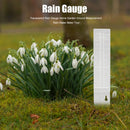 Plastic Transparent Rain Measurement Gauge Home Garden Water Meter Gauge Tool