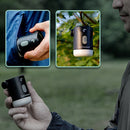 4 in 1 Mini Electric Inflatable Air Pump USB Outdoor Camping Light (Black) Newly