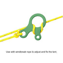 EDC 3 Holes Tent Windproof Fixing Ferrule Portable Awning Rope Adjustment Buc