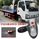 Red+White LED Side Marker Light Clearance Lamp for Truck Trailer Caravan Newly