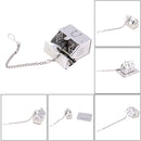 1pc Stainless Steel House Shape Tea Infuser Loose Leaf Tea Strainer Filter Newly