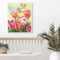 Rabbit in Flowers Colouring Oil Canvas DIY Hand Painted Art Paint By Numbers