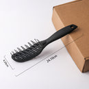 Curved Anti-Static Hair Massage Comb Wet Dry Dual-Use Home Salon Styling Brus