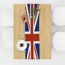 1x Jubilee Union Jack Table Cloth Cover Queen Family Party UK Royal 2022 P1H5