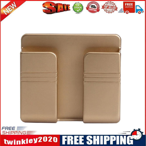 6pcs Wall Mounted Mobile Phone Charging Organizer Storage Box Remote Contro