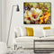 Frameless Painting By Numbers DIY Warm Flower Hand Painted Oil Picture Craft