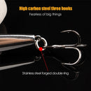 30G Sinking Lead Casting Metal Fishing Lure double hook Jig Bait Spinning Baits