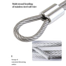 Stainless Steel Fish Buckle Lock Set Live Fishing Lock Belt Stringer (Red)