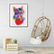 Partial Round Crystal Drill Colorful Cat Diamond Painting Draw Kit (KA302) Newly
