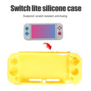 Soft Silicone Case Protector for Nintend Switch Lite Game Console (Yellow)