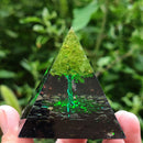Orgonite Pyramid Orgone Energy Converter Symbolize Lucky Healing Chakra Reiki
