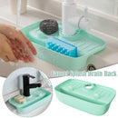Faucet Splash-Proof Draining Rack Silicone Kitchen Sink Collection Pad Non-Slip.
