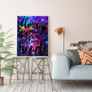 5D DIY Full Round Drill Diamond Painting Word Home Wall Art Drawing Ornaments