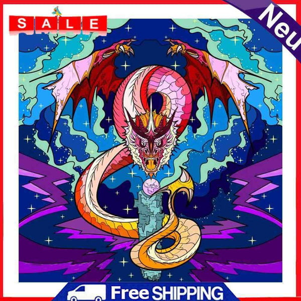 Pterosaur 5D DIY Partial Special Shape Drill Diamond Painting Kits
