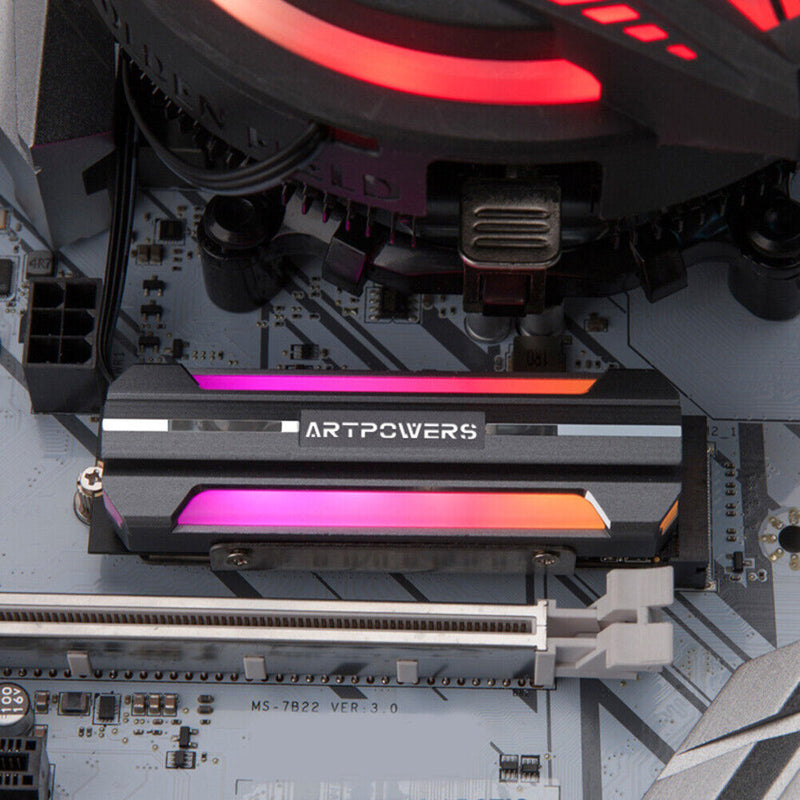 Heat Dissipation Aluminum SSD Cooler M.2 2280 NVME Solid State Disk Heat Sink