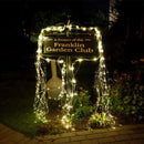 Fairy Lights Solar Christmas Tree Party Indoor Garden Decor (Warm 100LED) Newly