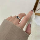 Fashion Accessories Index Finger Rings Heart Ring Love Ring Opening Design Ring
