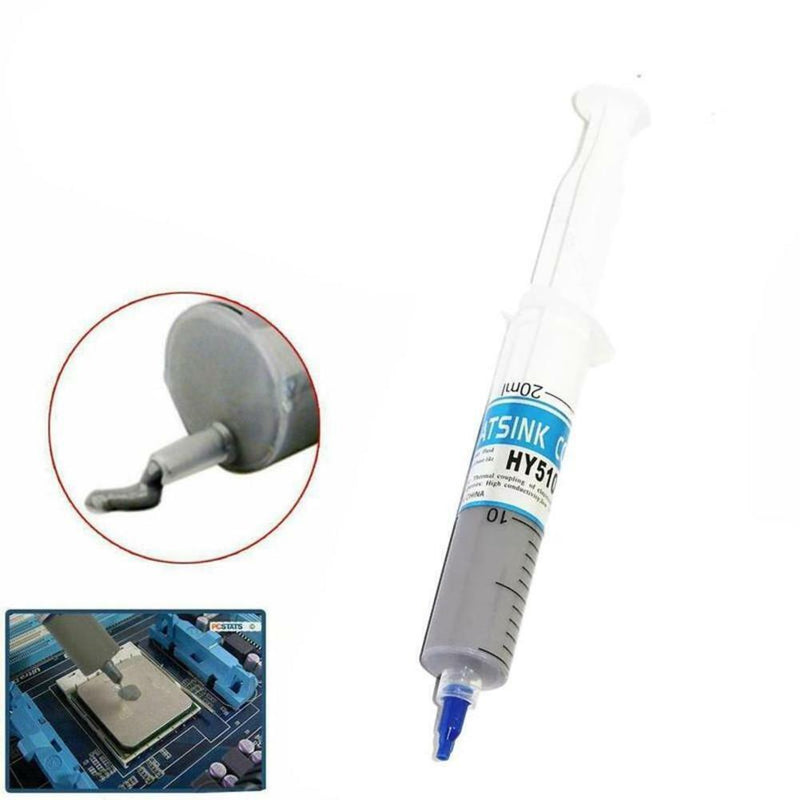 1x Silicone Thermal Heatsink Compound Cooling Paste Syringe CPU.D Grease N3U0