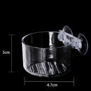 Fish Tank Acrylic Red Worm Cup Aquarium Suction Cup Hanging Floating Container