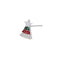 Women 8Pcs/Set Santa Gift Deer Stud Earrings Xams Snowflake Christmas Tree