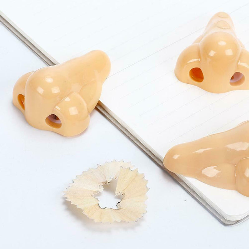 Creativity Nose Pencil Sharpener Funny Stationery School For Kids Gifts N6F2