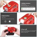 Adapter Charging Adaptor Power Supply Inverter For Milwaukee 18V Li-ion Battery
