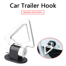 Decorative Car Trailer Hook Racing Triangle Style Bumper Tow Hook (Purple)