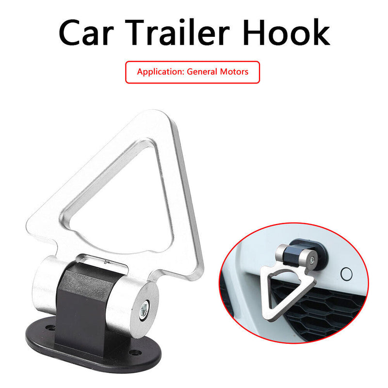 Decorative Car Trailer Hook Racing Triangle Style Bumper Tow Hook (Purple)