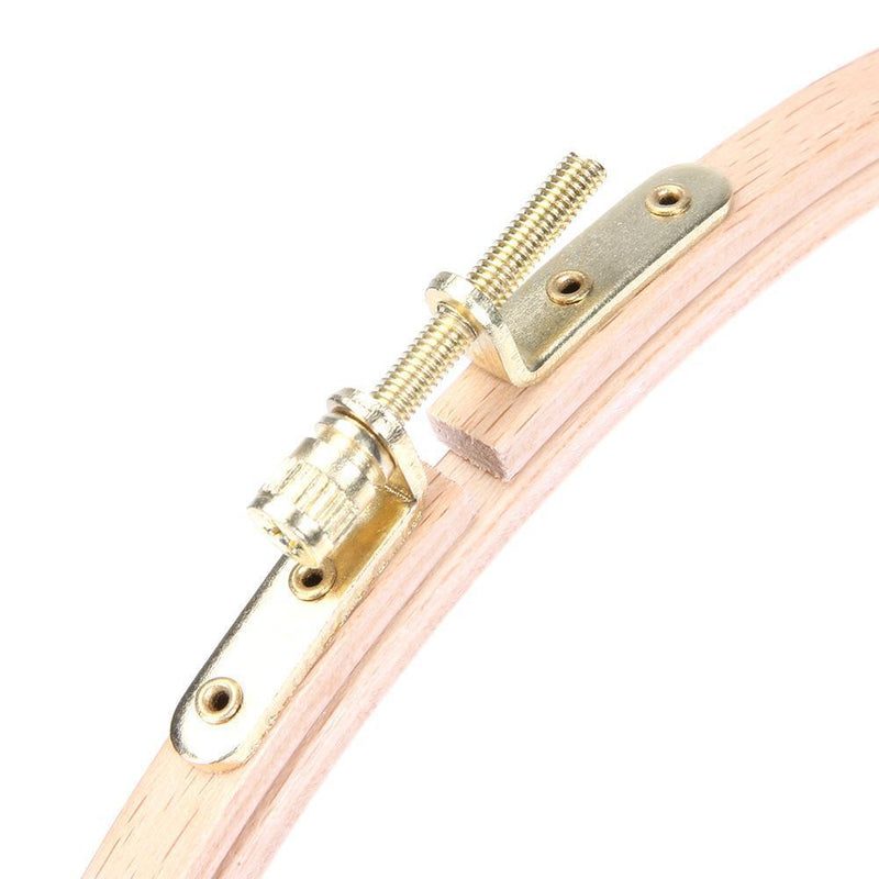 DIY Wooden Cross Stitch Frame Needlework Hoop Ring Embroidery Tool(12.5cm)