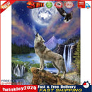 5D DIY Full Drill Diamond Painting Novelty Wolf Cross Stitch Mosaic (B202) Newly