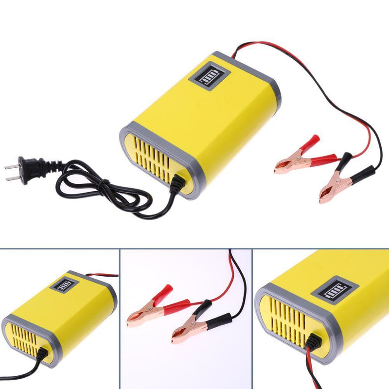 12V 6A Motorcycle Battery Charger Lead Acid Storage Battery Charger US Plug