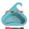 Sink Strainer Basket Triangular Hanging Filter Sink Storage Shelf (Blue) Newly