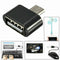 2 Pcs Micro USB Type B mini OTG adapter male to USB 2.0 type Best Q3A8 Nice R7D6