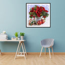 5D DIY Full Drill Diamond Painting Flowers Embroidery Needlework Set Home Dec
